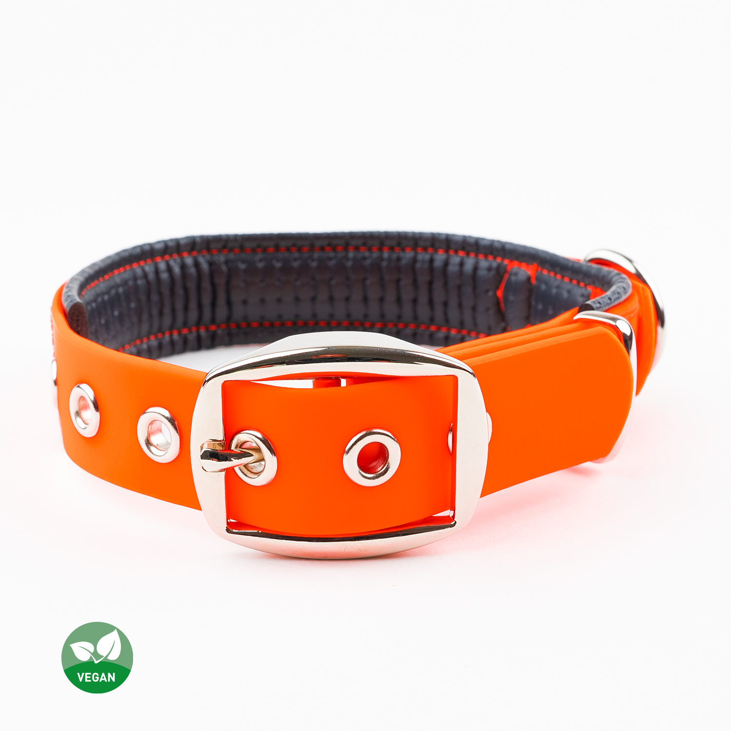 PetTec Halsband aus veganem Trioflex®, orange