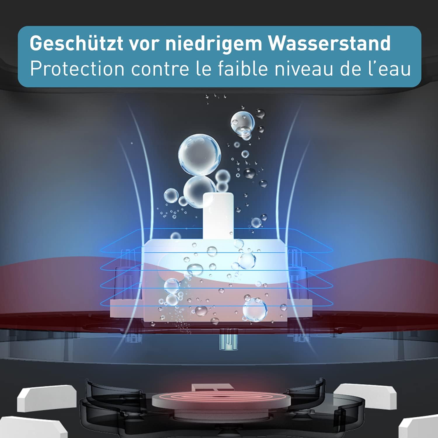 PetTec Wasser-Trinkbrunnen für Katzen - B-Ware