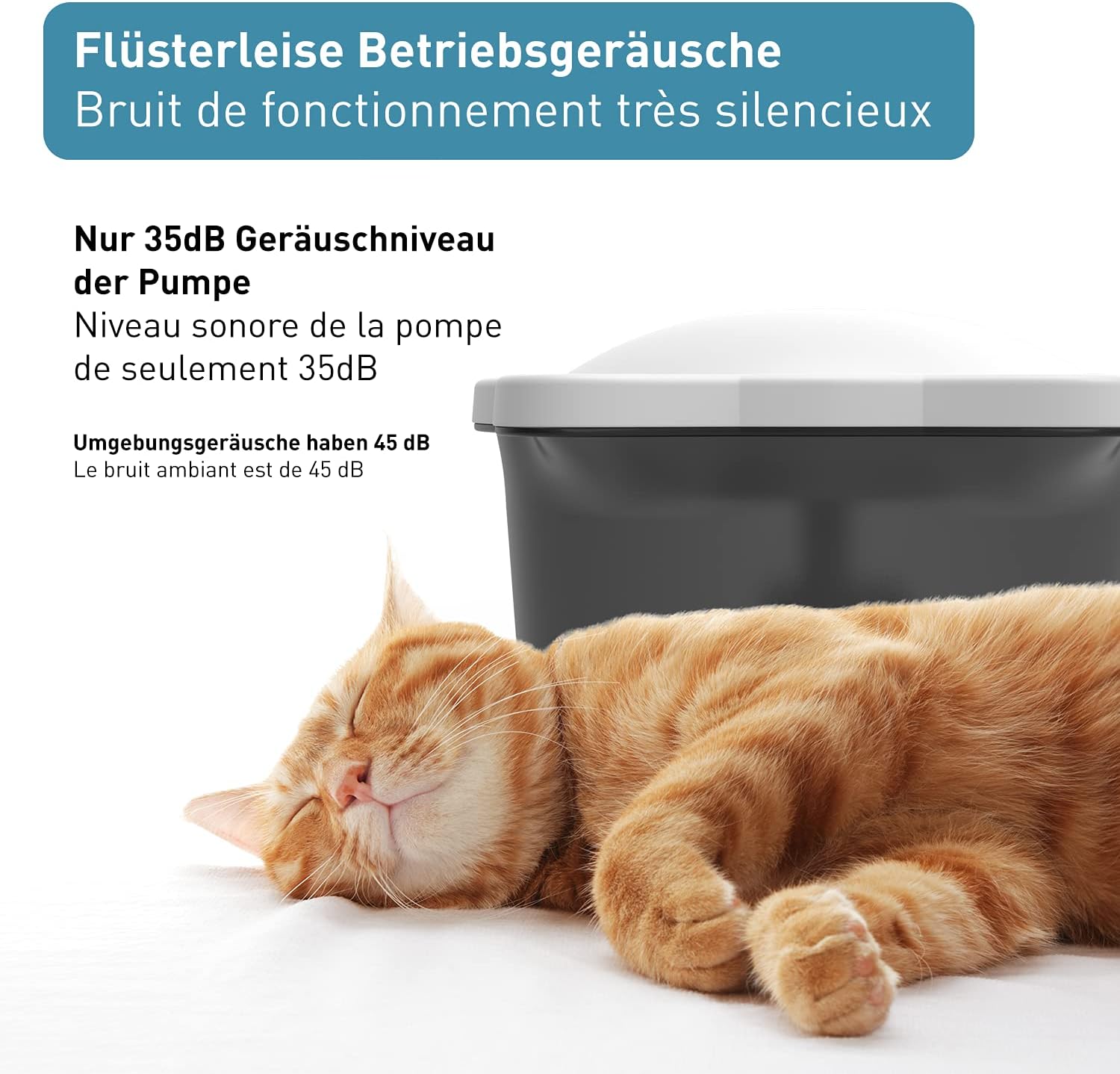 PetTec Wasser-Trinkbrunnen für Katzen - B-Ware