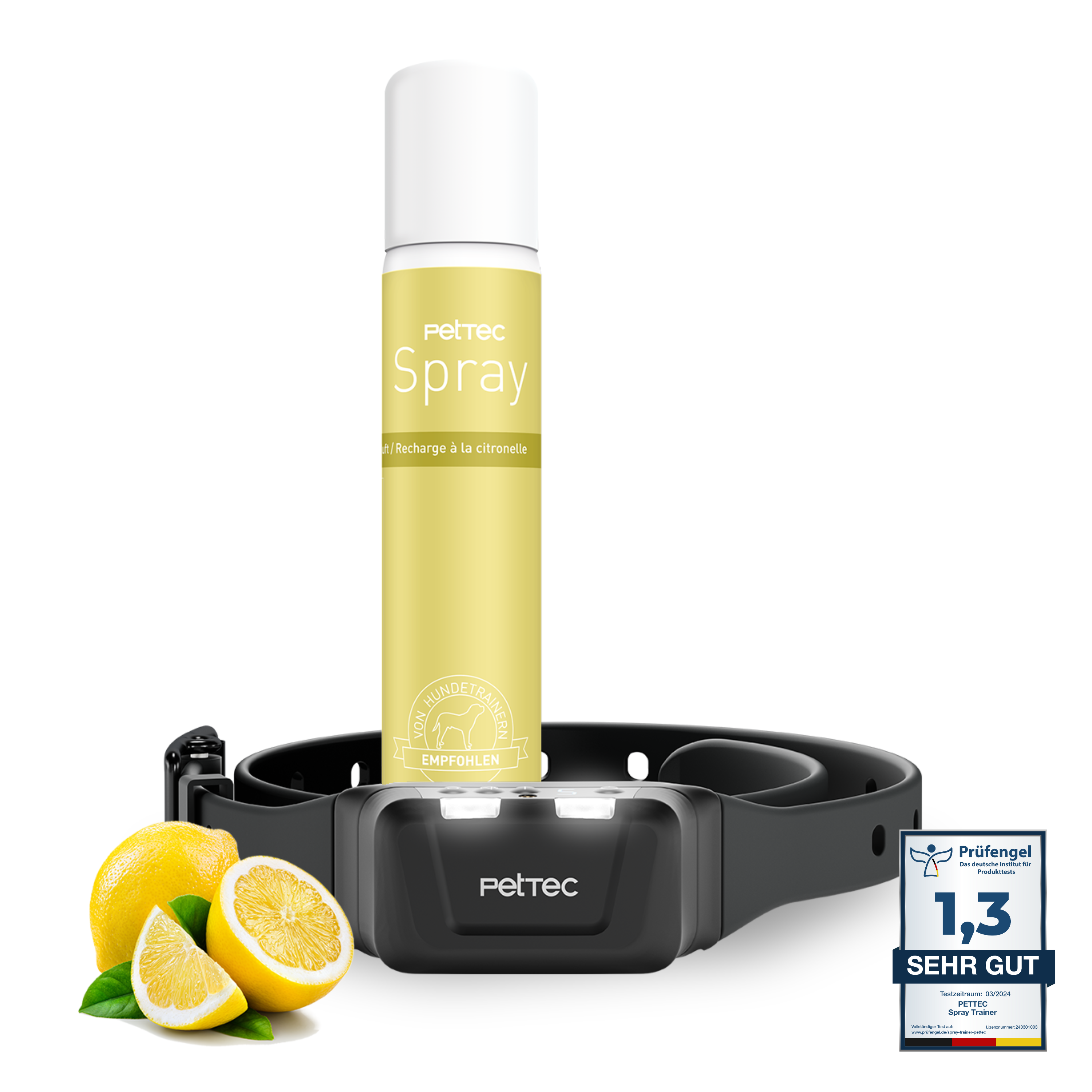PetTec Antibell Spray- und Ton Trainer Pro inkl. Citronella-Spray