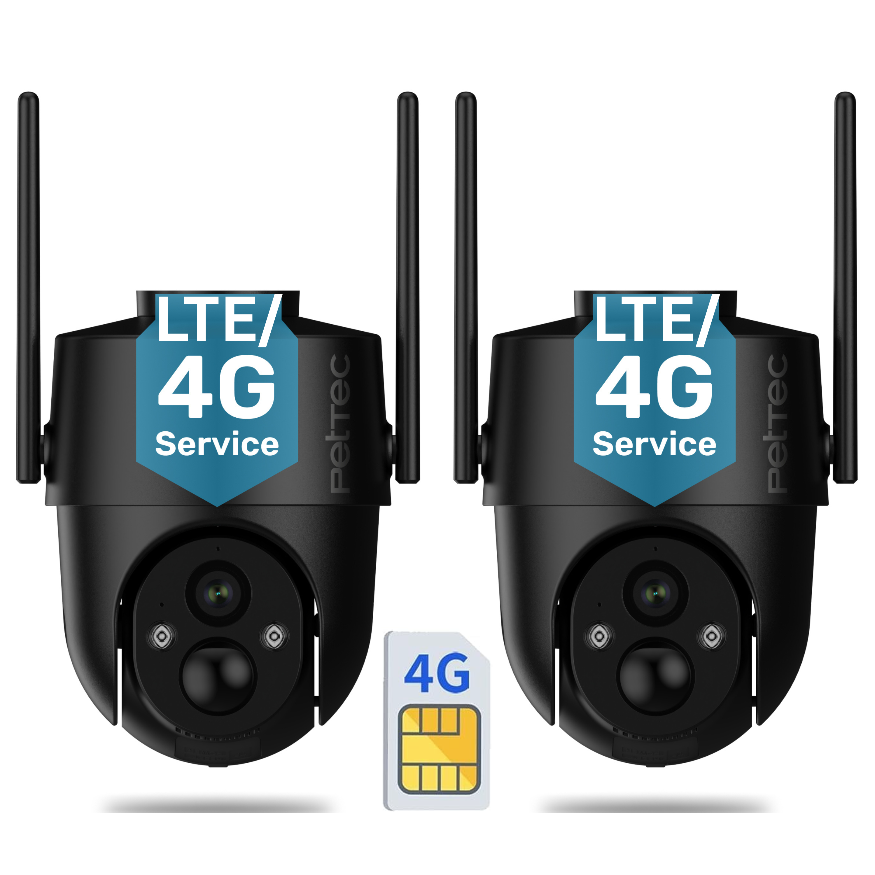 PetTec Cam Free'n 360 LTE/4G schwarz