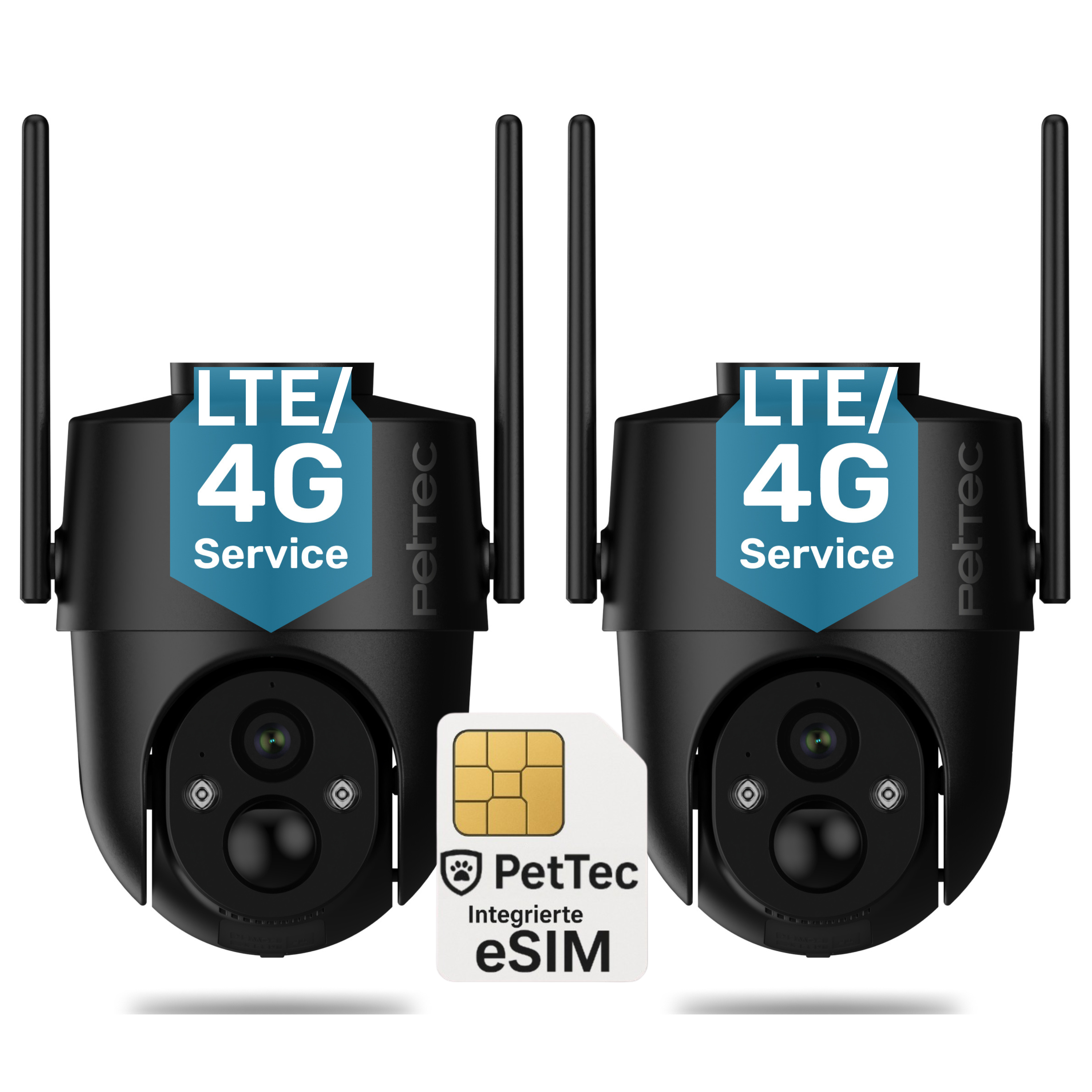 PetTec Cam Free'n 360 LTE/4G schwarz