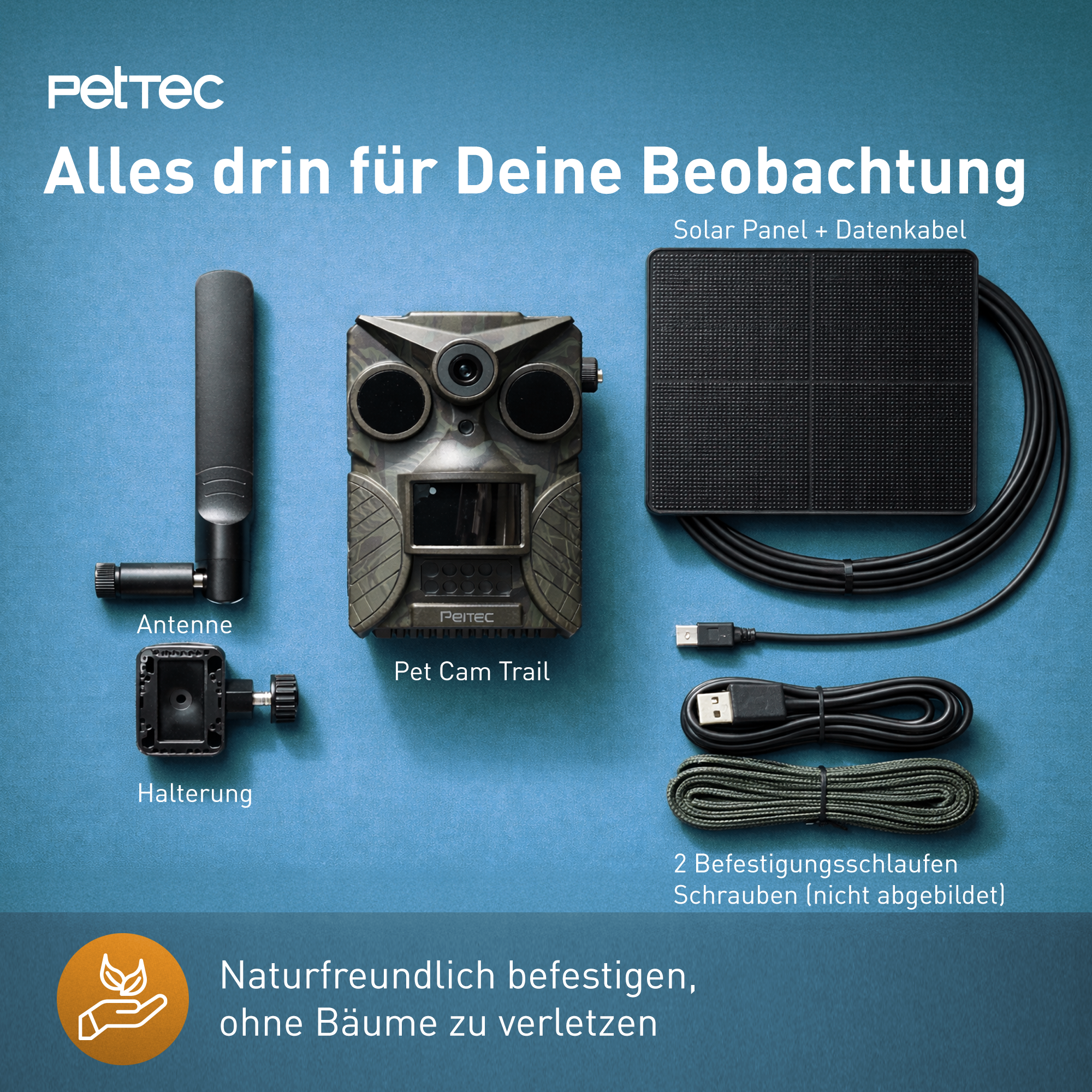 Pet Cam Trail 4G mit Solar Panel