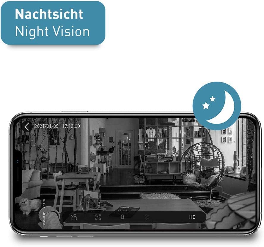 Überwachungskamera Lite für kleine Räume