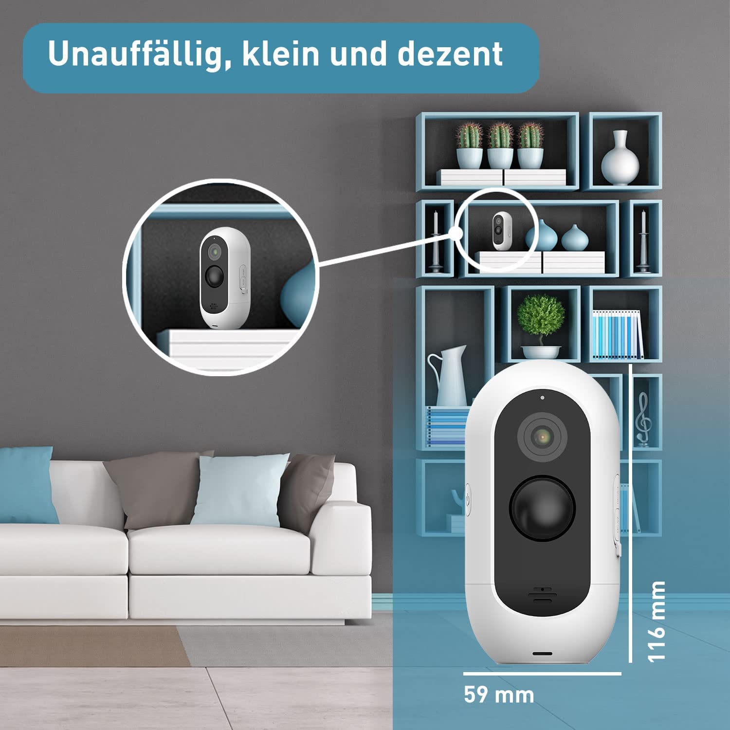 Überwachungskamera Free für Indoor & Outdoor