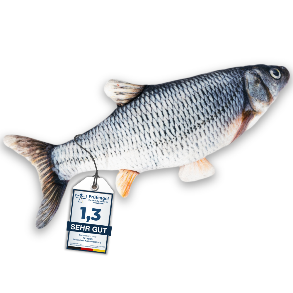 PetTec interaktives Plüschtier für Katzen - Forelle