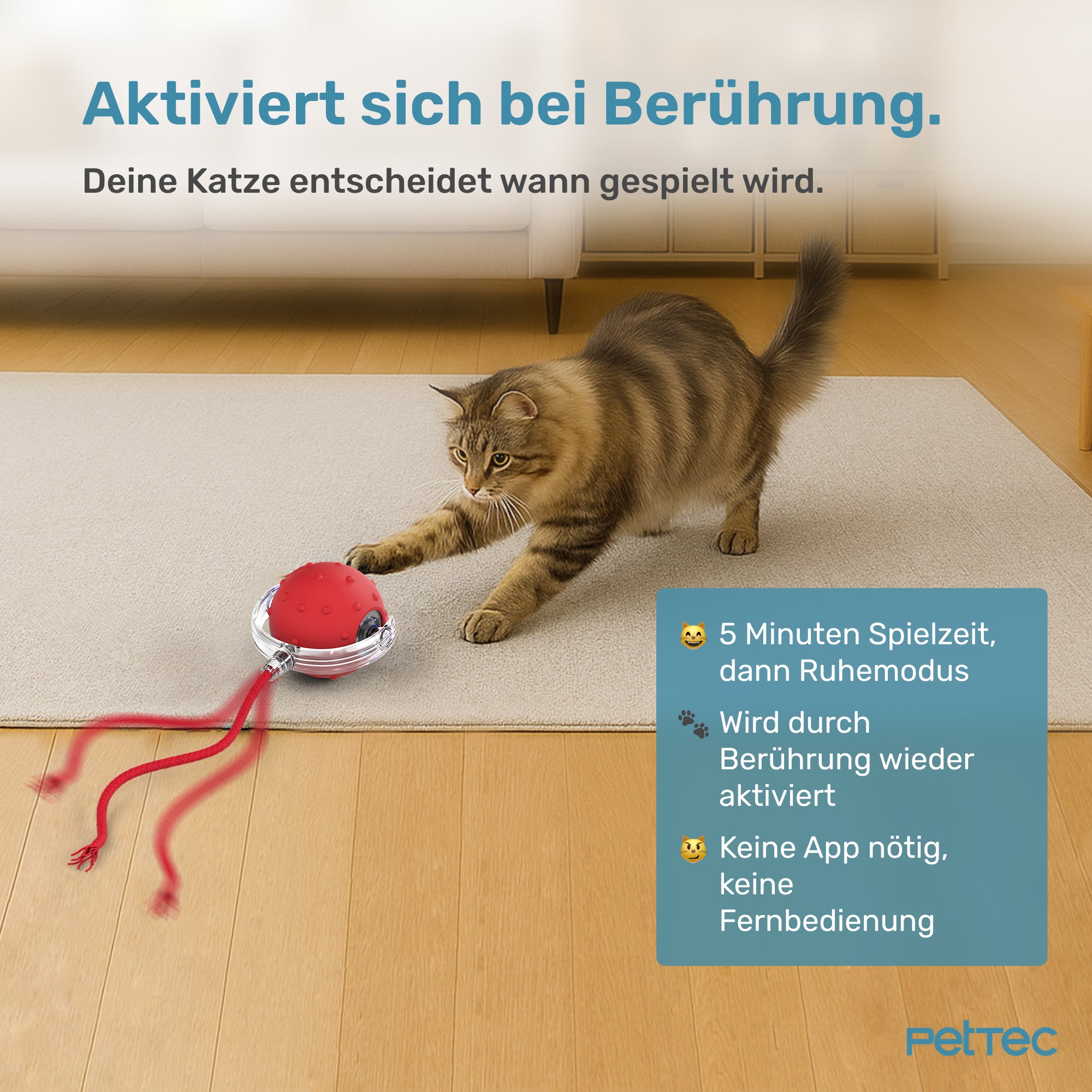 Pet Toy Interactive Balls - 2er Set
