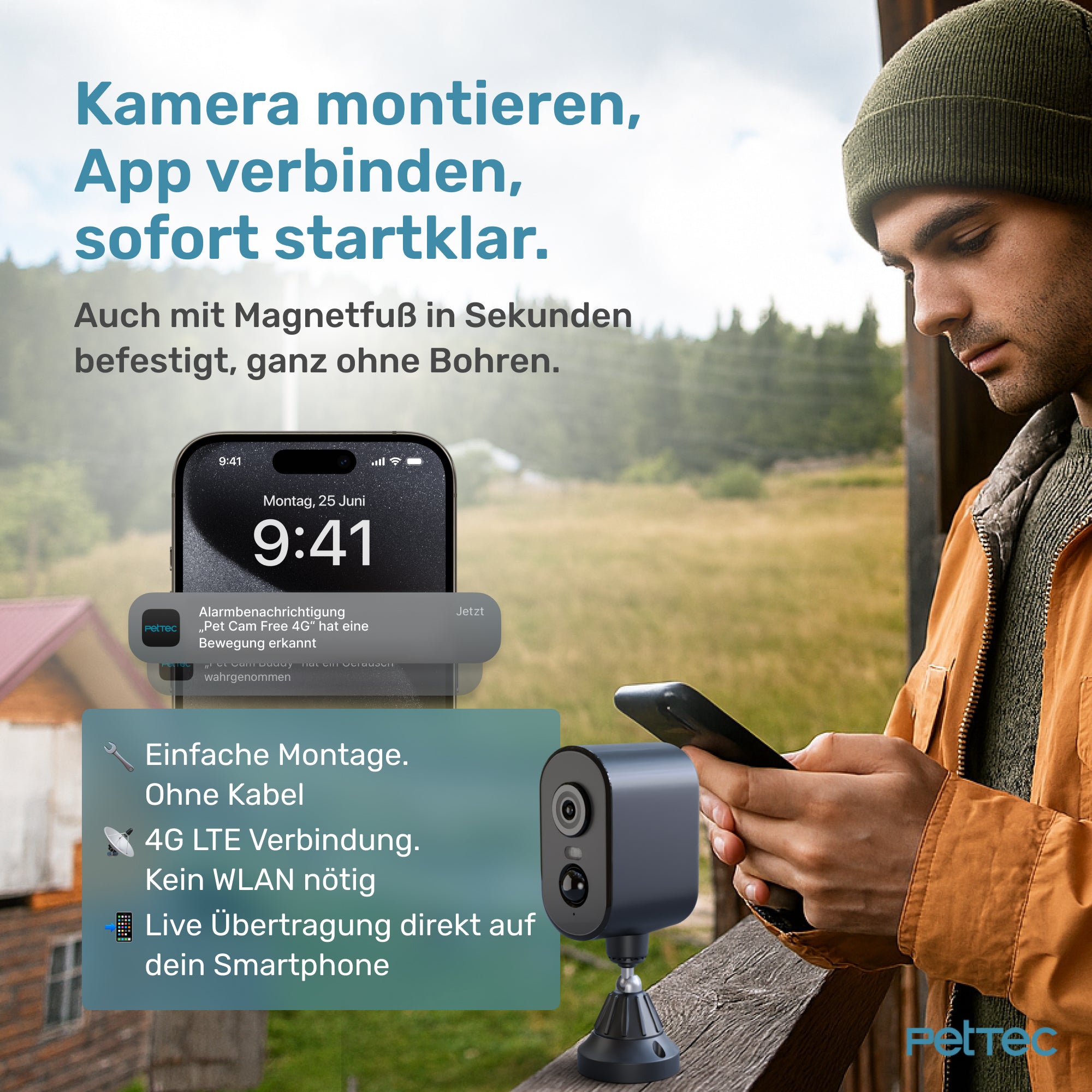 PetTec Cam Free 4G/LTE