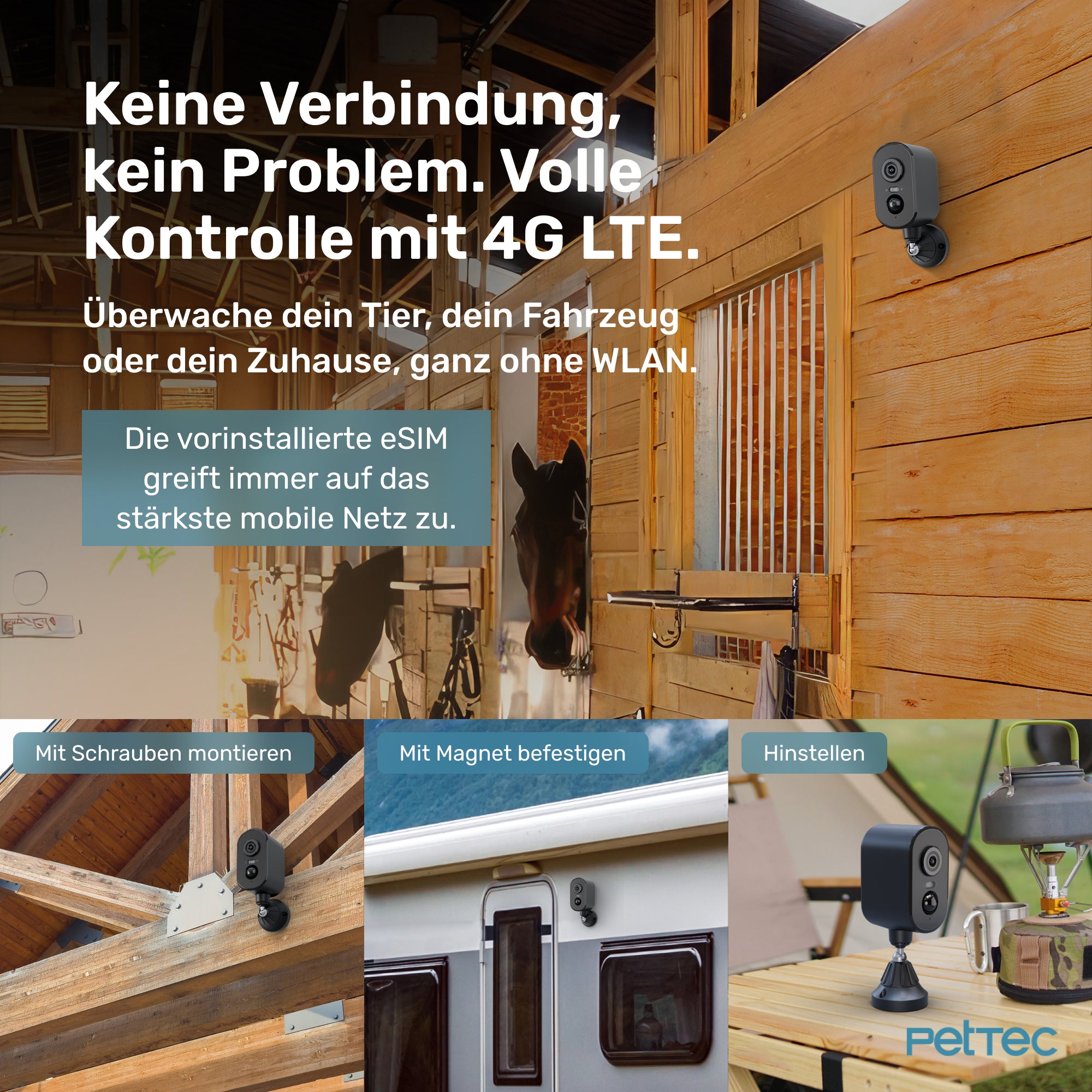 PetTec Cam Free 4G/LTE
