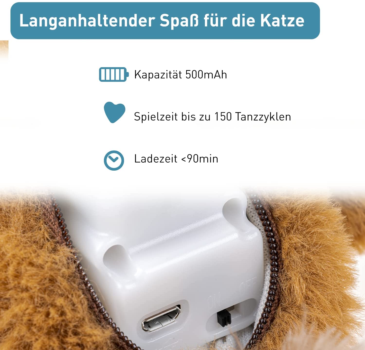 PetTec interaktives Plüschtier für Katzen - Forelle