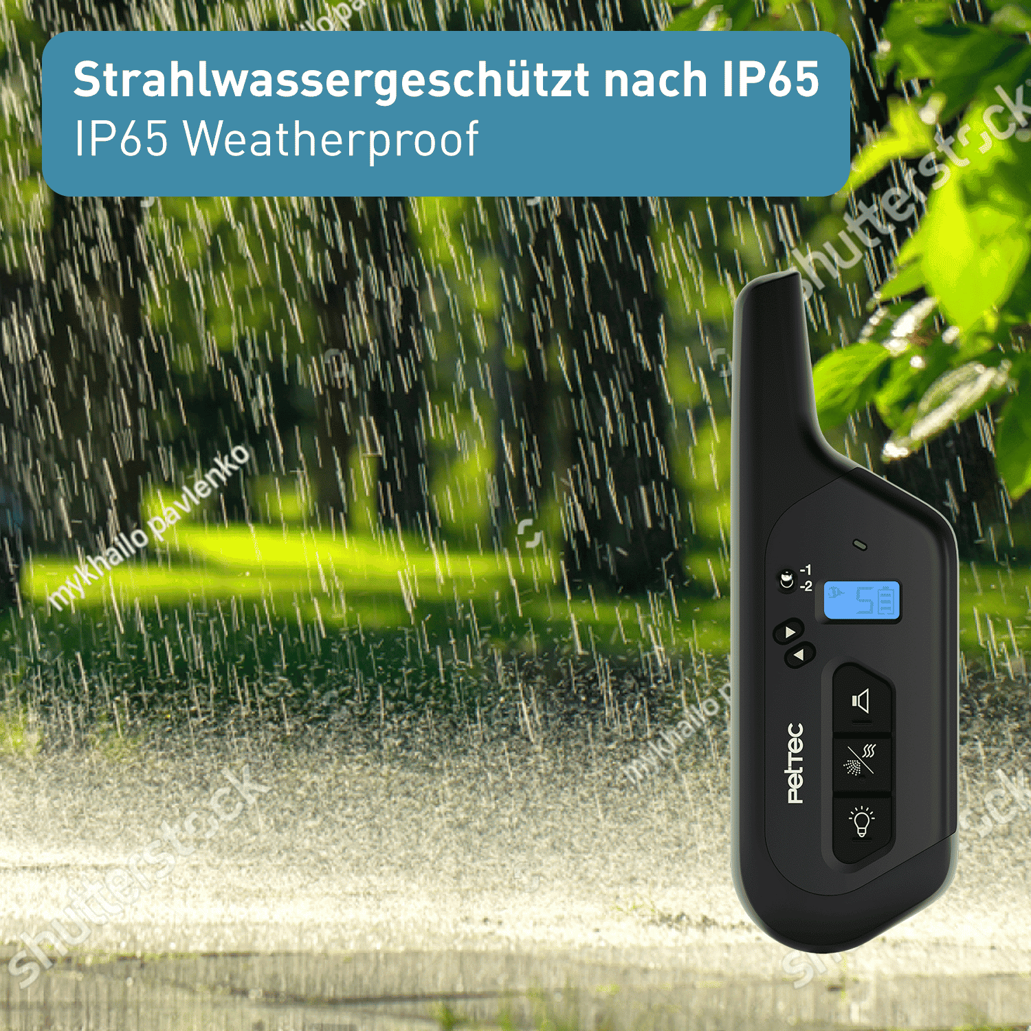 PetTec Fernbedienung für den Multi-Trainer (Zusatz oder Ersatz)