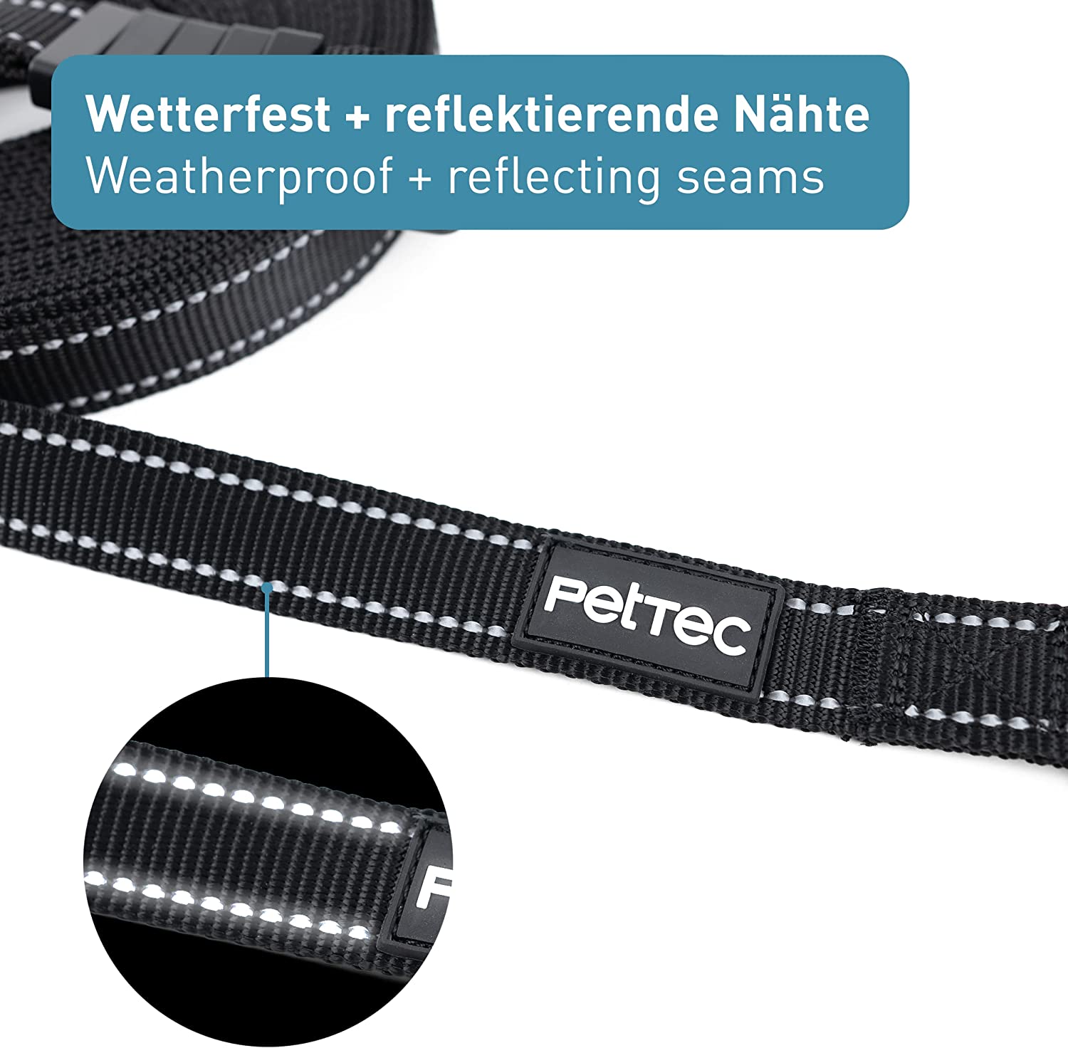 PetTec Schleppleinen aus Neopren & Nylon