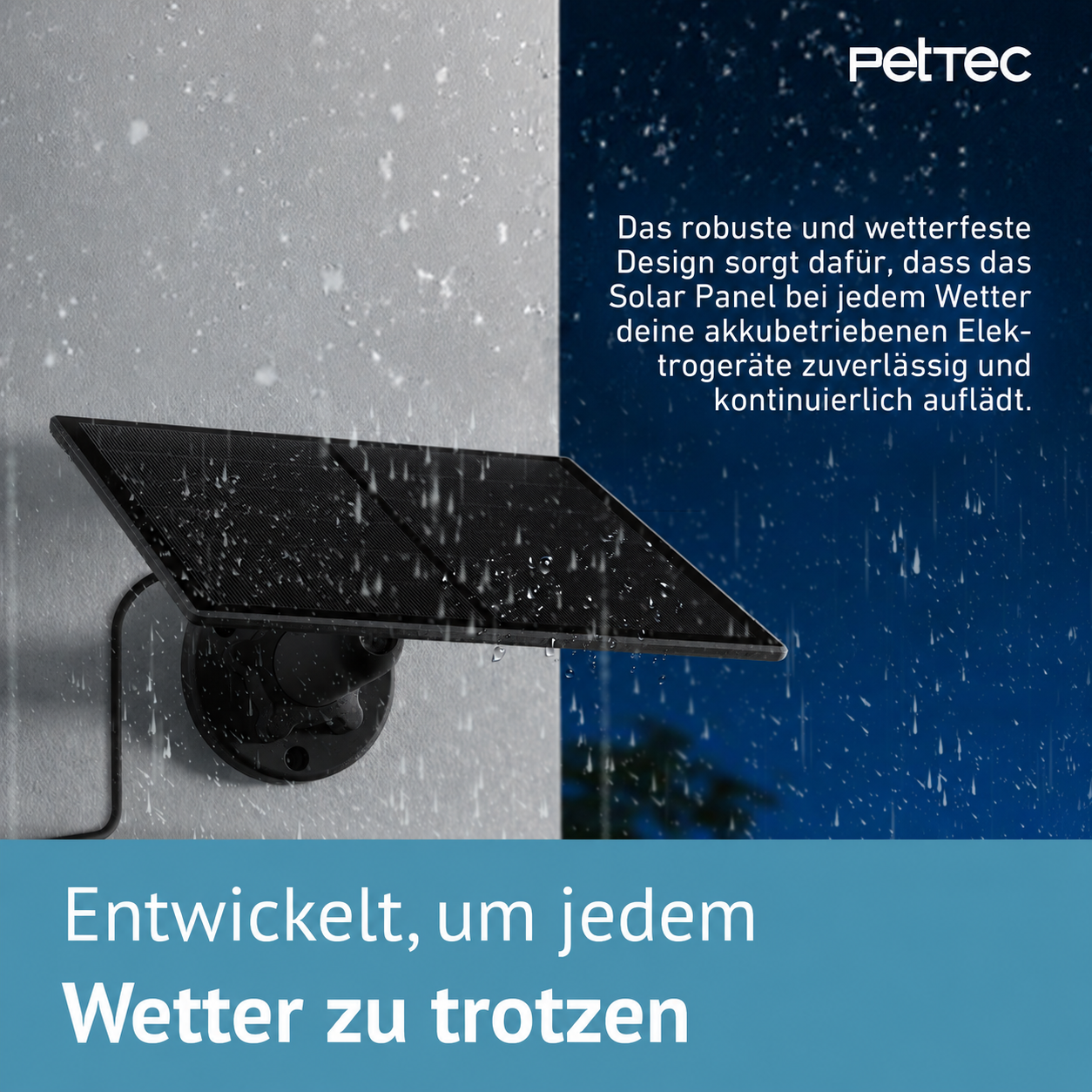 PetTec Solar Panel für Pet Cams