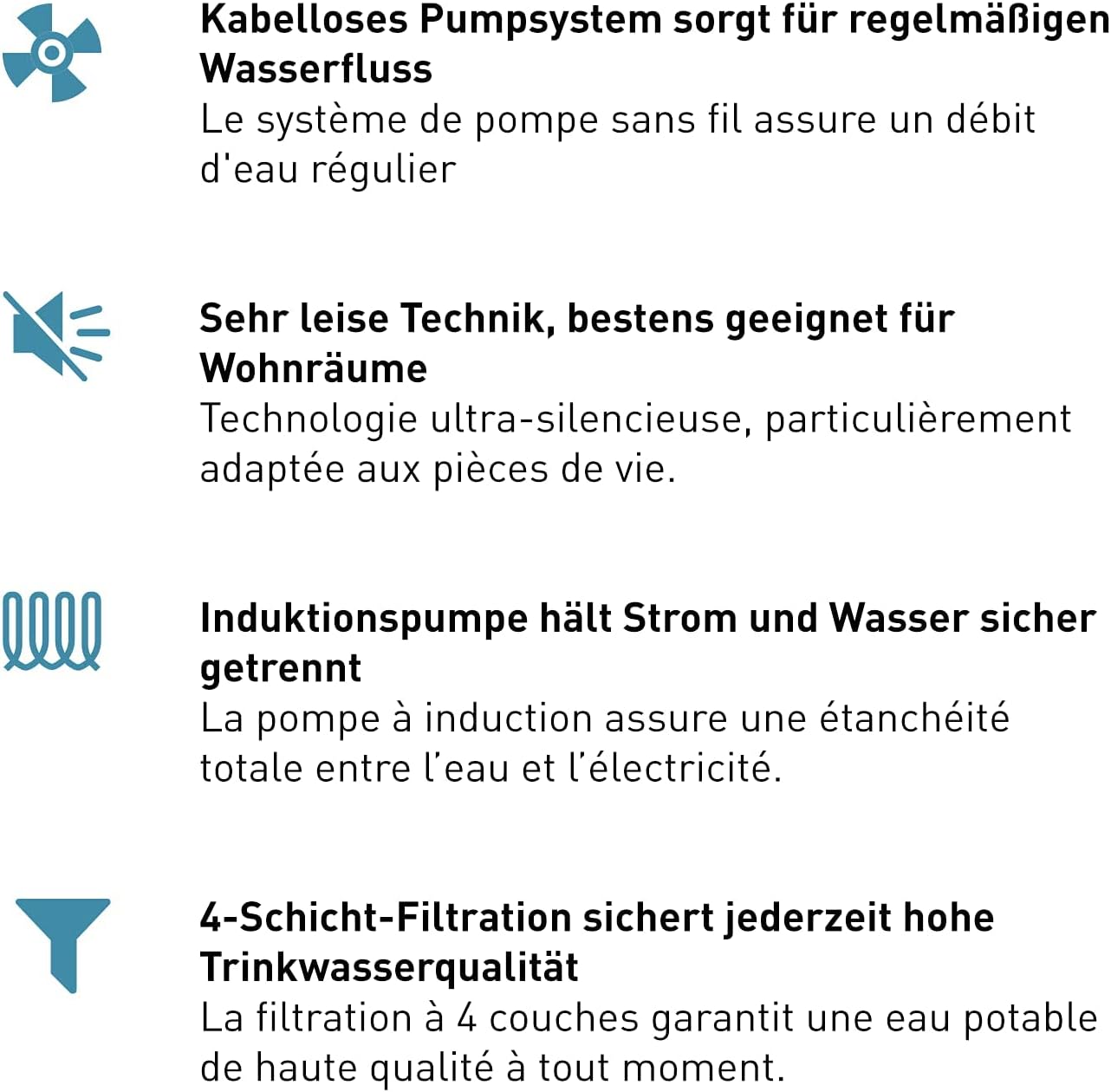 PetTec Wasser-Trinkbrunnen für Katzen - B-Ware