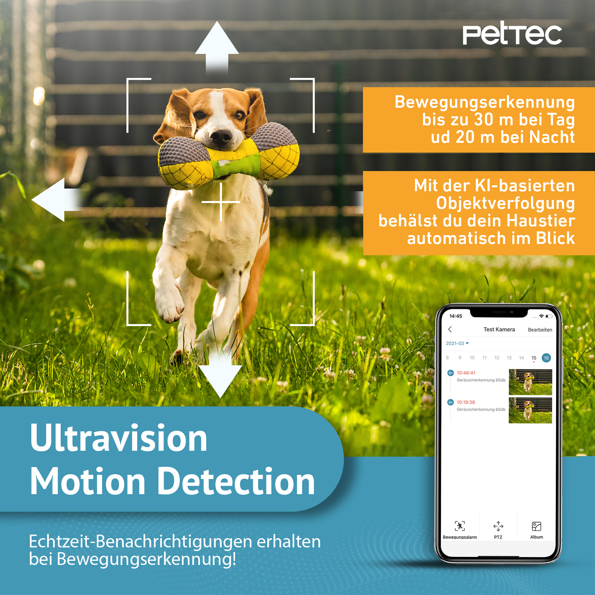 PetTec Cam Free'n 360 Wifi