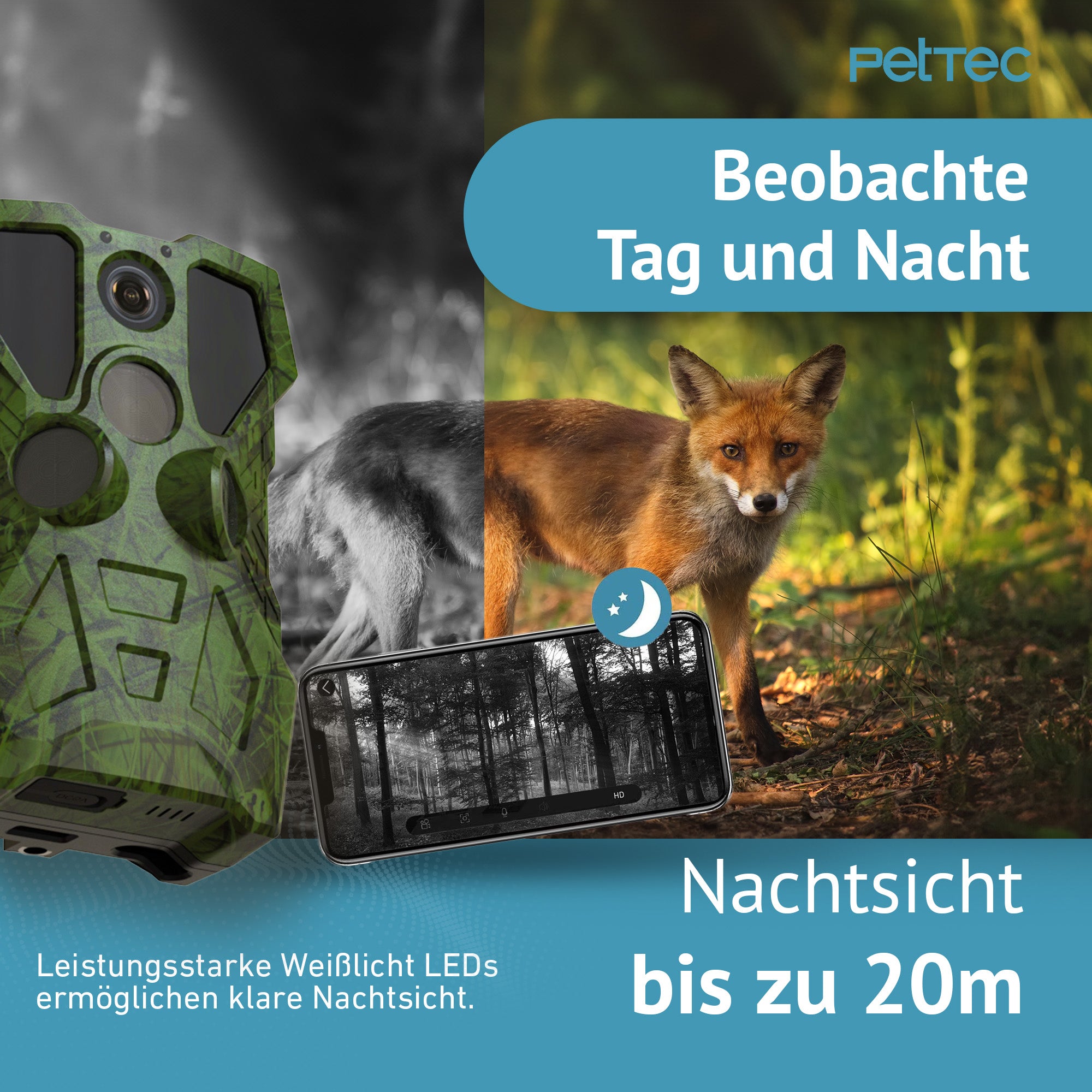 PetTec Cam Trail - Wildkamera