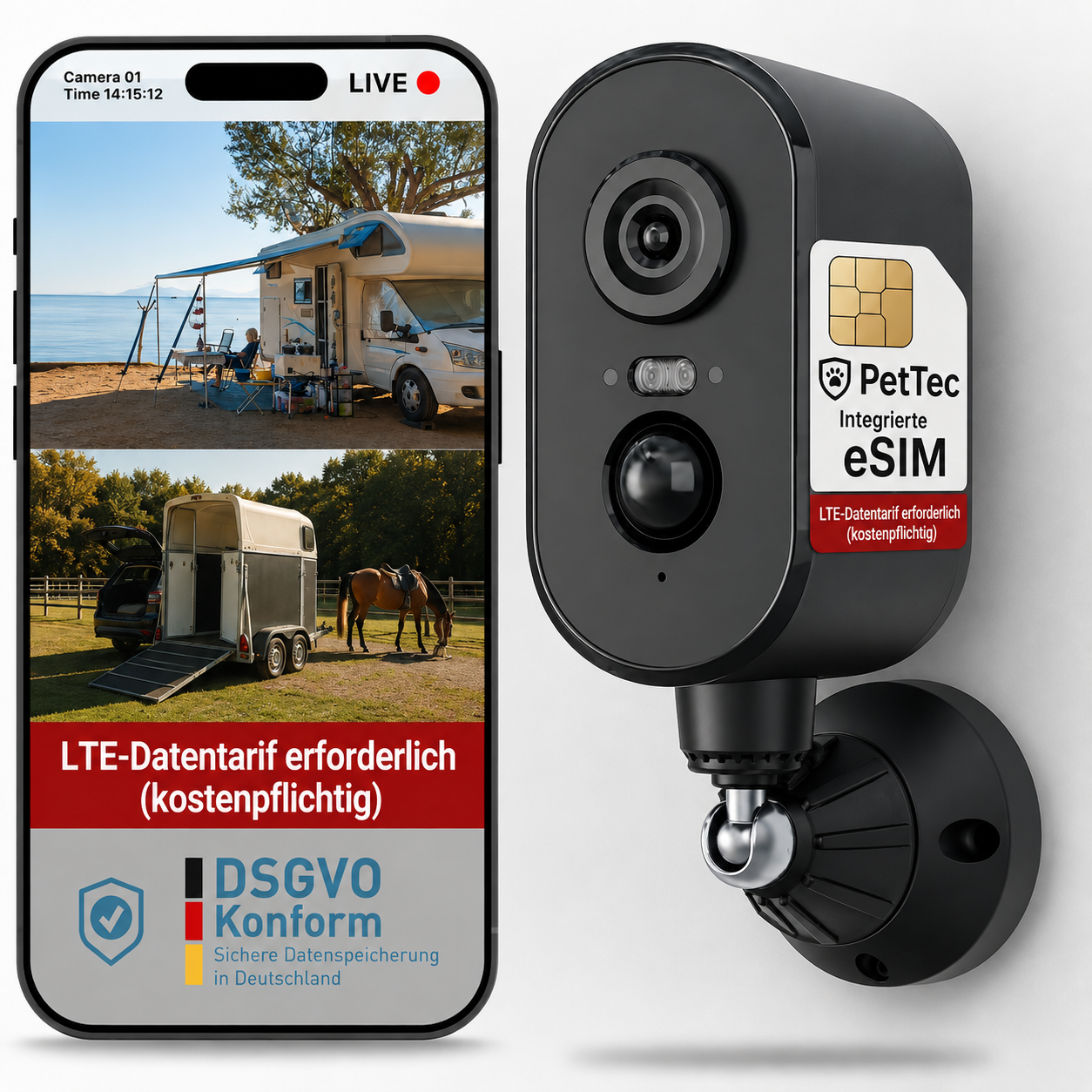 PetTec Cam Free 4G/LTE - B-Ware