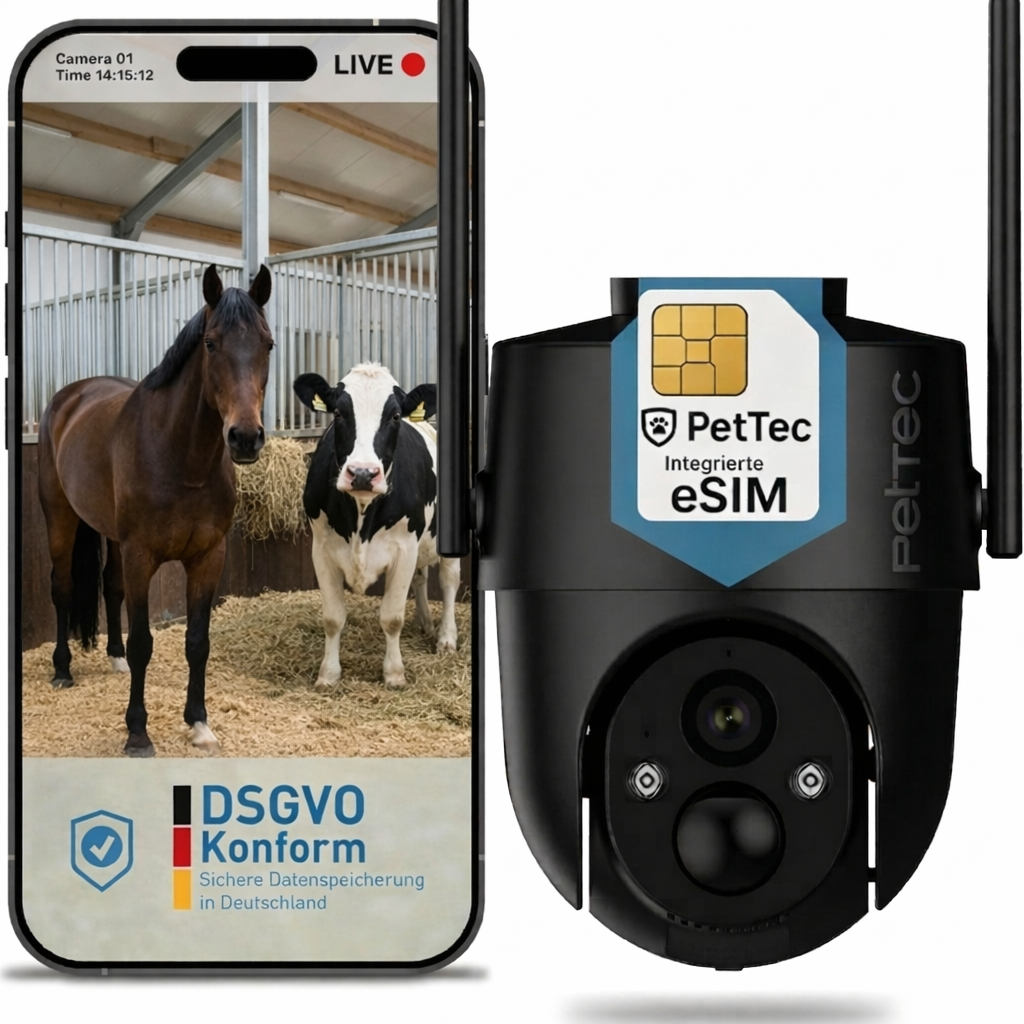 PetTec Cam Free'n 360 LTE/4G schwarz