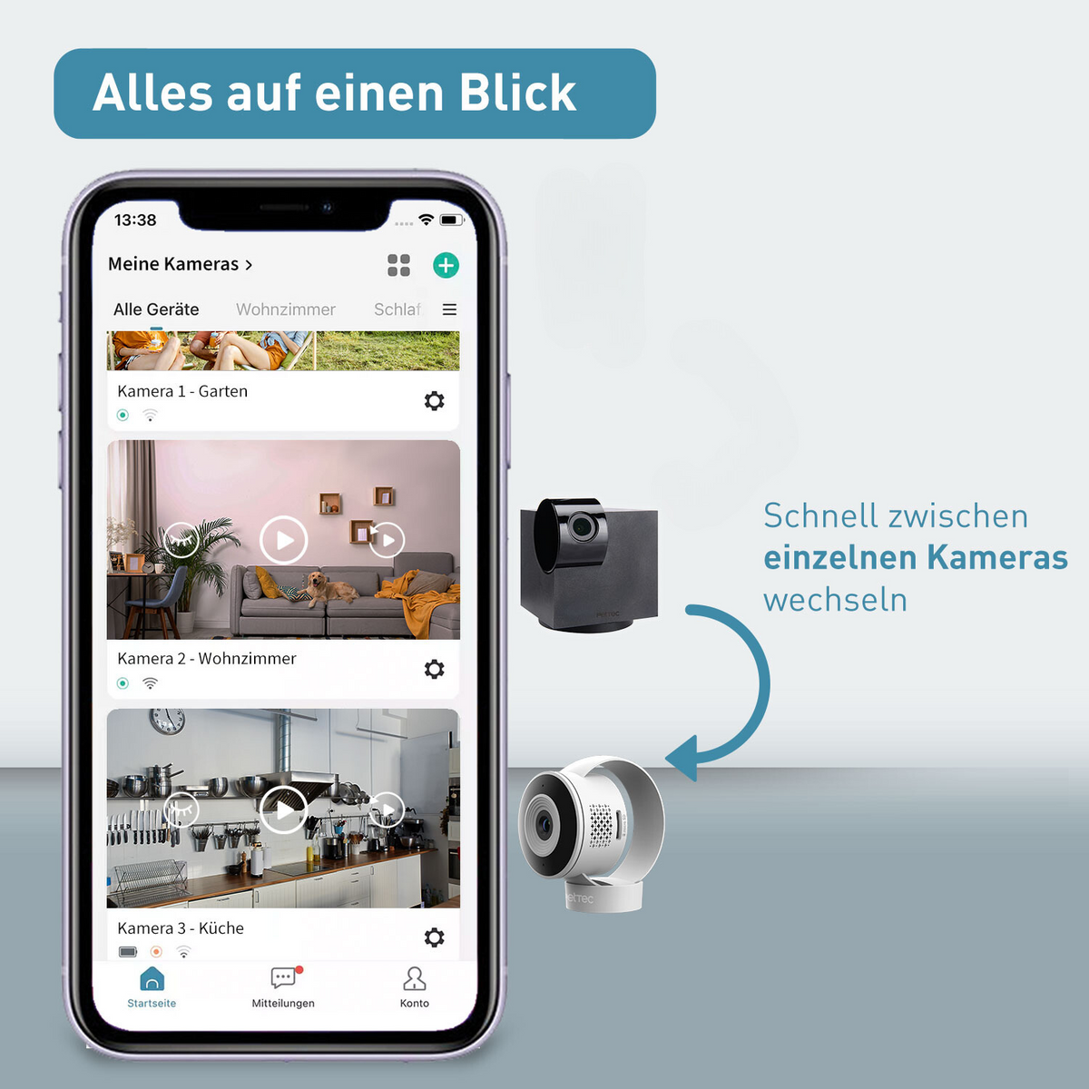 Überwachungskamera ohne WLAN Flexible Sicherheit mit 4G/LTE