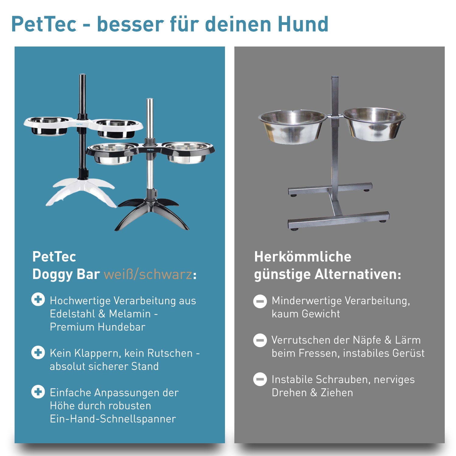 PetTec Doggy Bar Schwarz