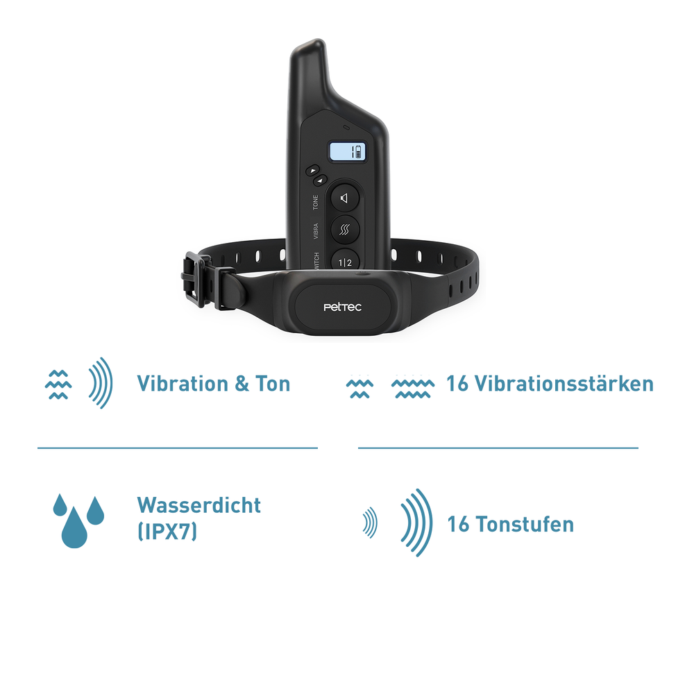 TKStar T701 Anti-Bell Erziehungshalsband Vibration + Ton, Fernbedienung 600m Antibell Halsband Vibration TKStar T701 Anti-Bell Erziehungshalsband Vibration + Ton, Fernbedienung 600m Antibell Halsband Vibration
