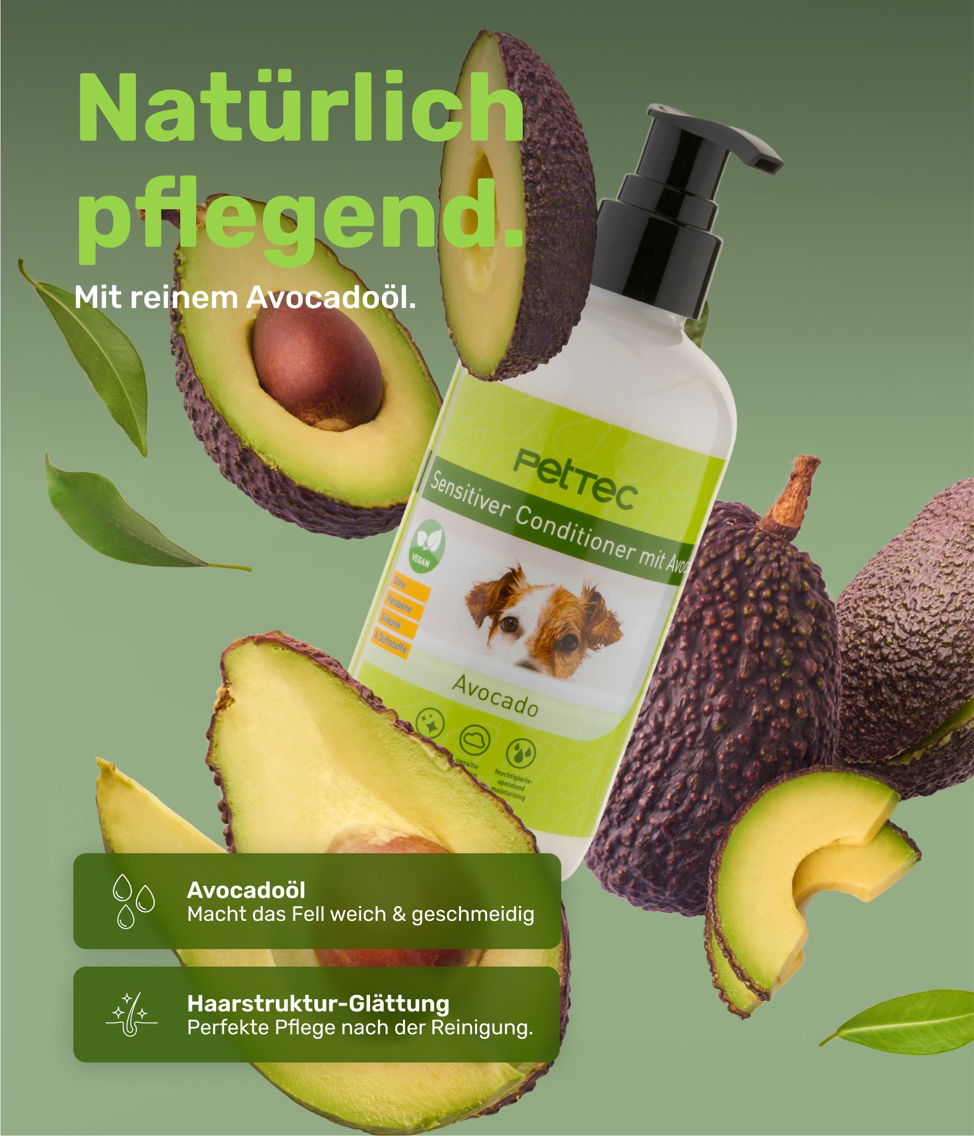 PetTec Hundeconditioner Avocadoöl 250ml