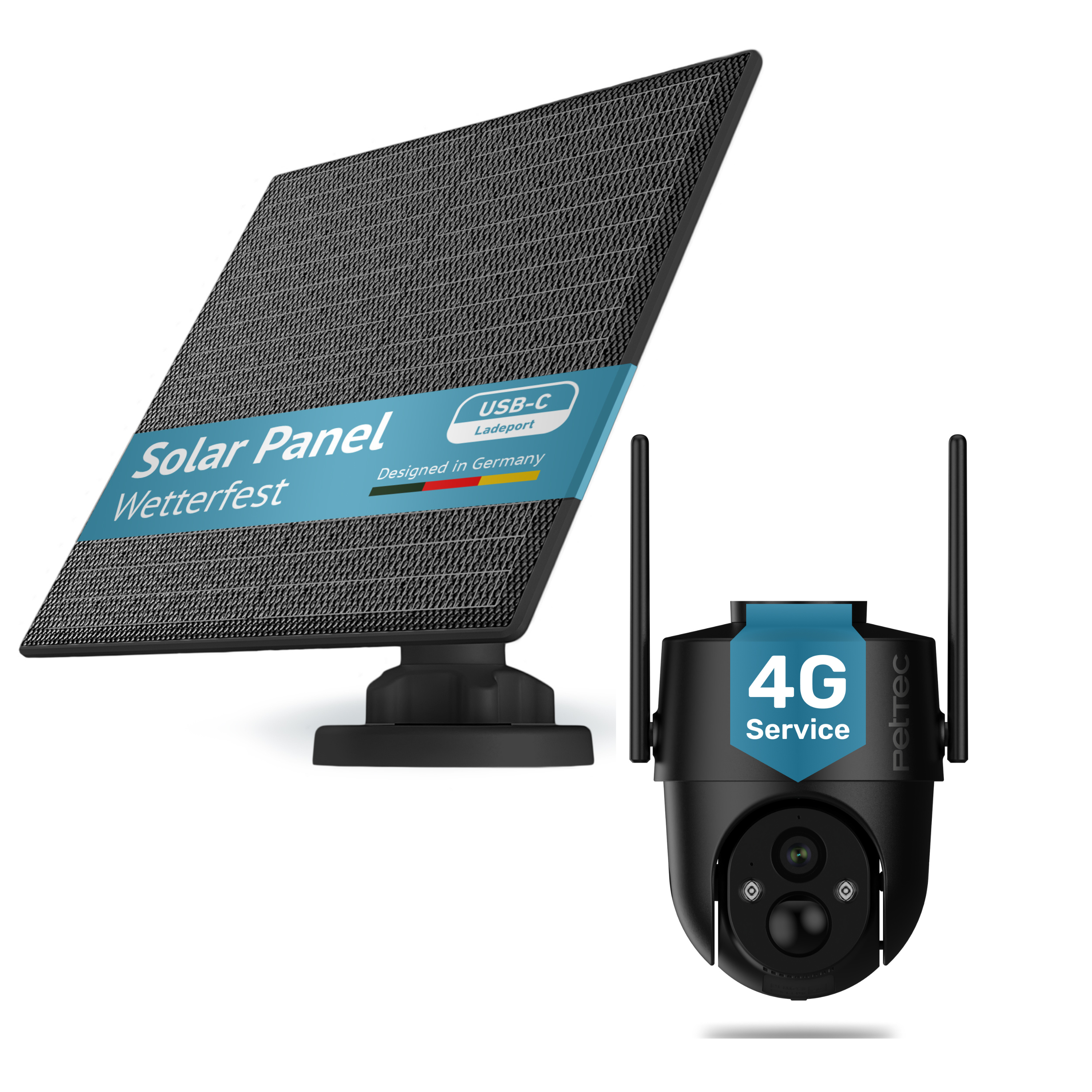 PetTec Cam Free’n 360 LTE/4G mit Solarpanel